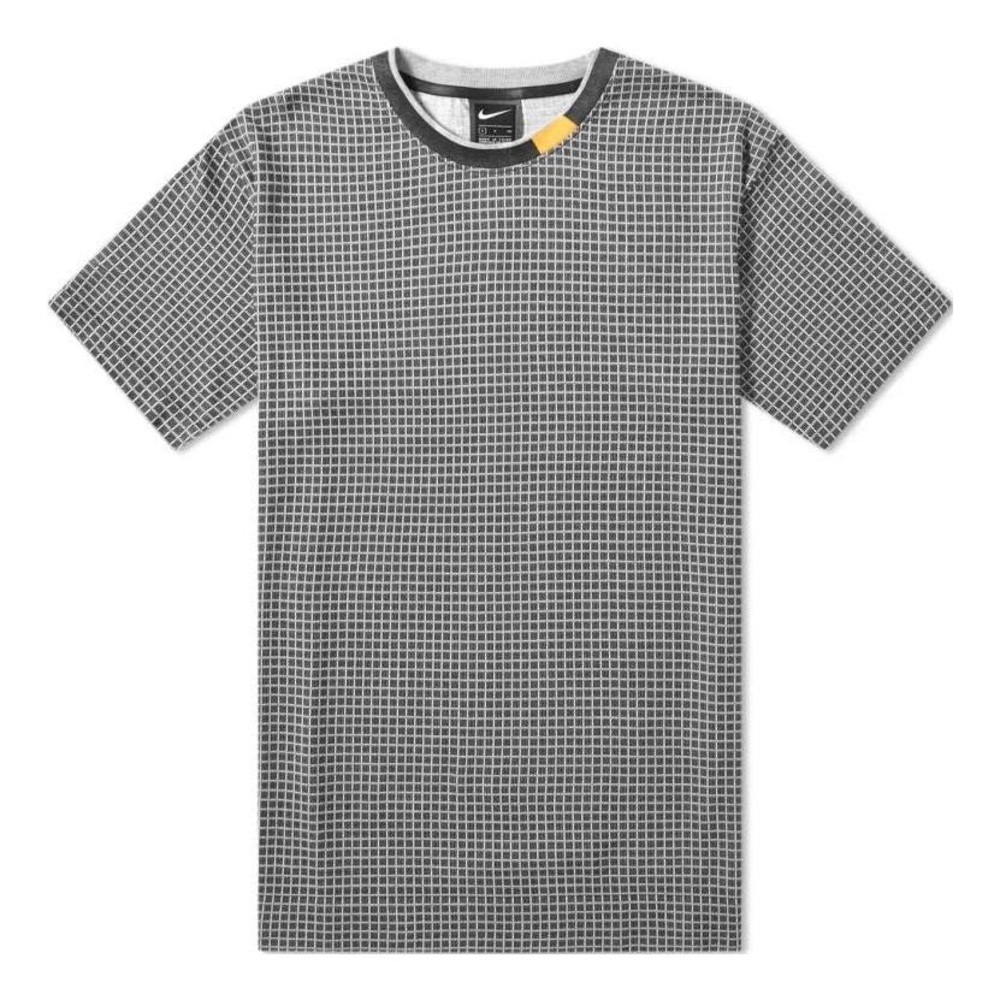 Nike Sportswear Tech Pack Short Sleeve Grid Knit Men Crew Top -M